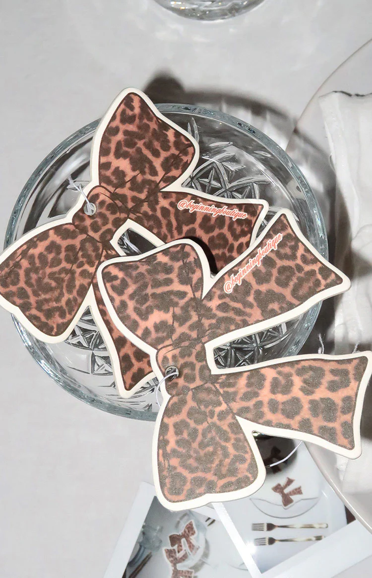 Leopard Print Bow Air Freshener - Image 6