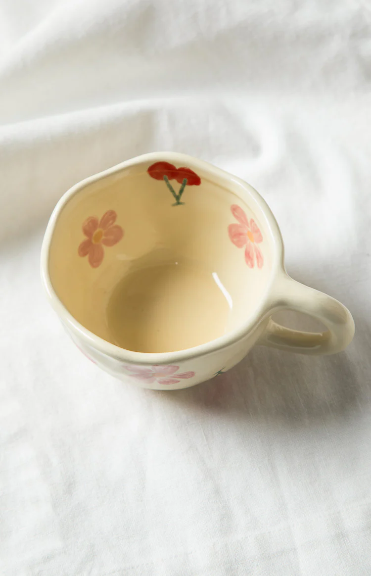Lila Cherry Floral Mug - Image 3