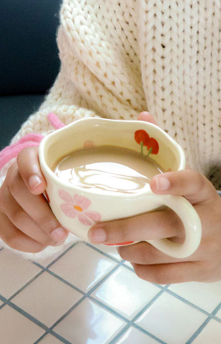 Lila Cherry Floral Mug - Image 7