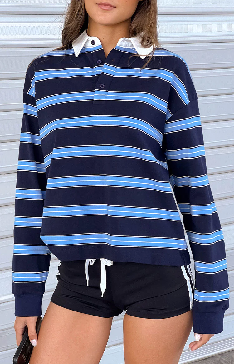 Lioness Countryside Jersey Midnight Stripe - Image 6