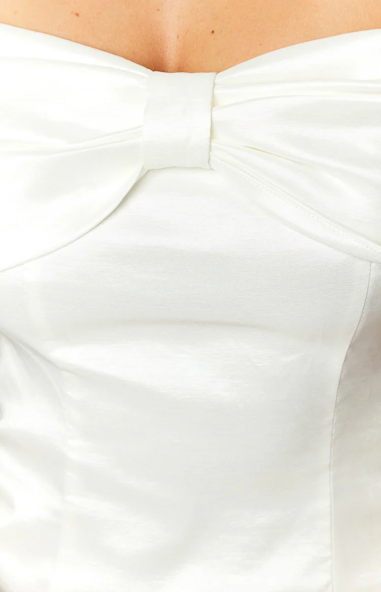 Lissy White Mini Dress - Image 6