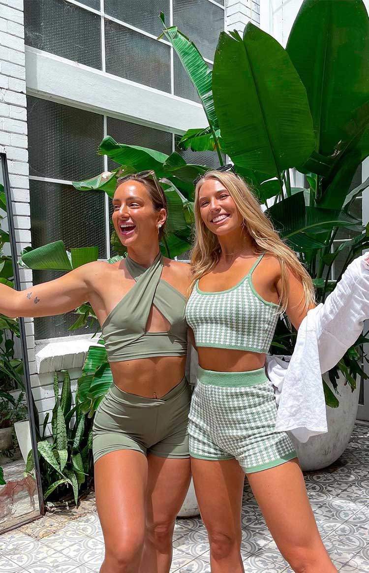 Lost City Crop Top Khaki - Image 10