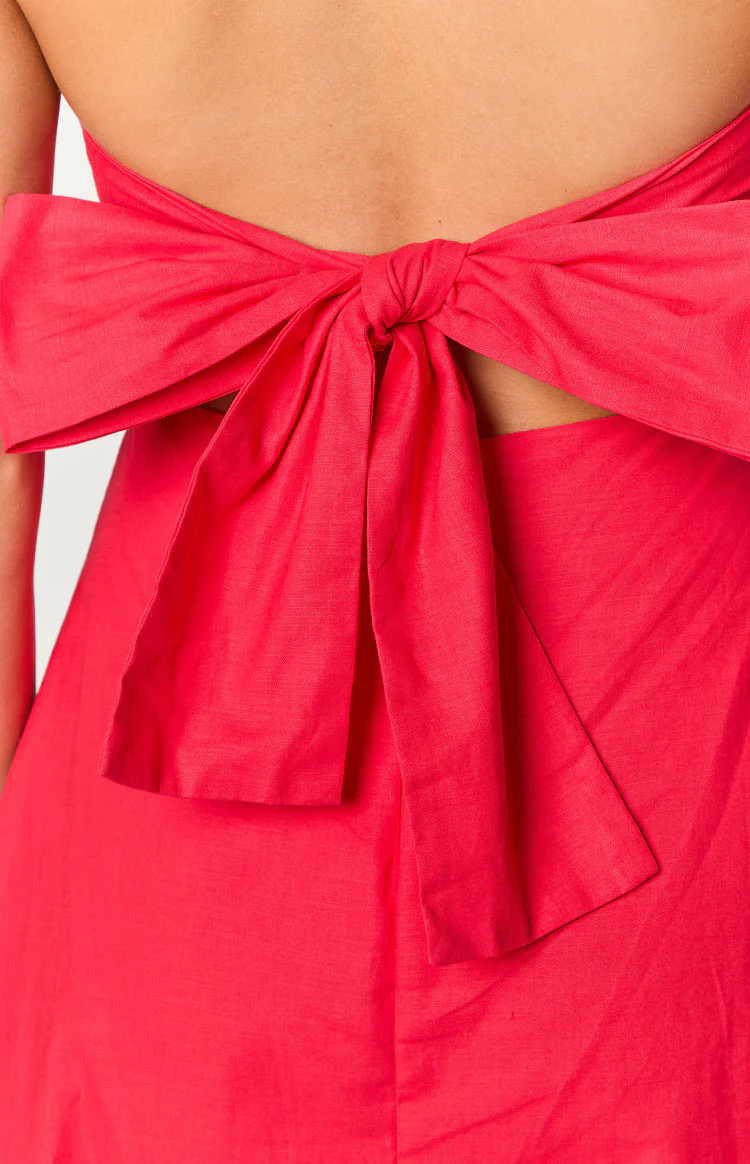 Love Parade Red Strapless Mini Dress - Image 6