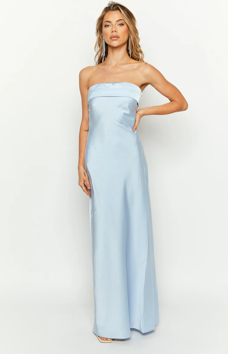 Maiah Blue Formal Maxi Dress - Image 2