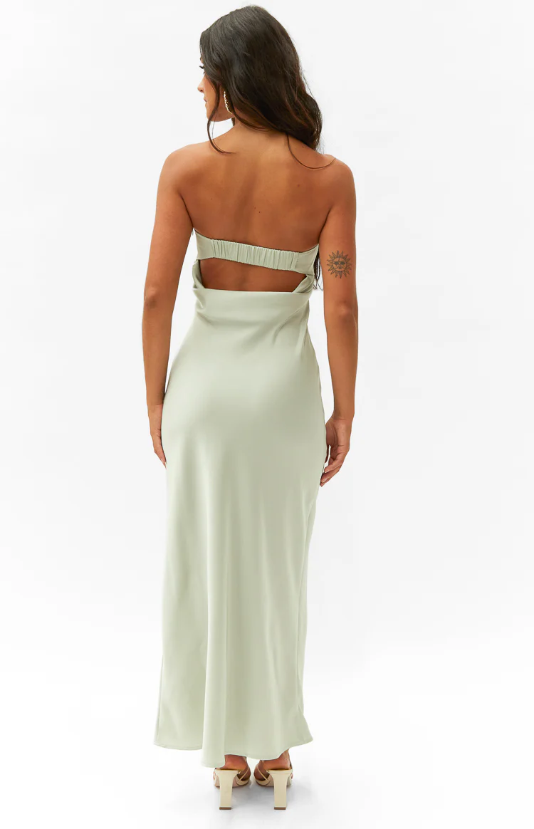 Maiah Sage Maxi Dress - Image 6