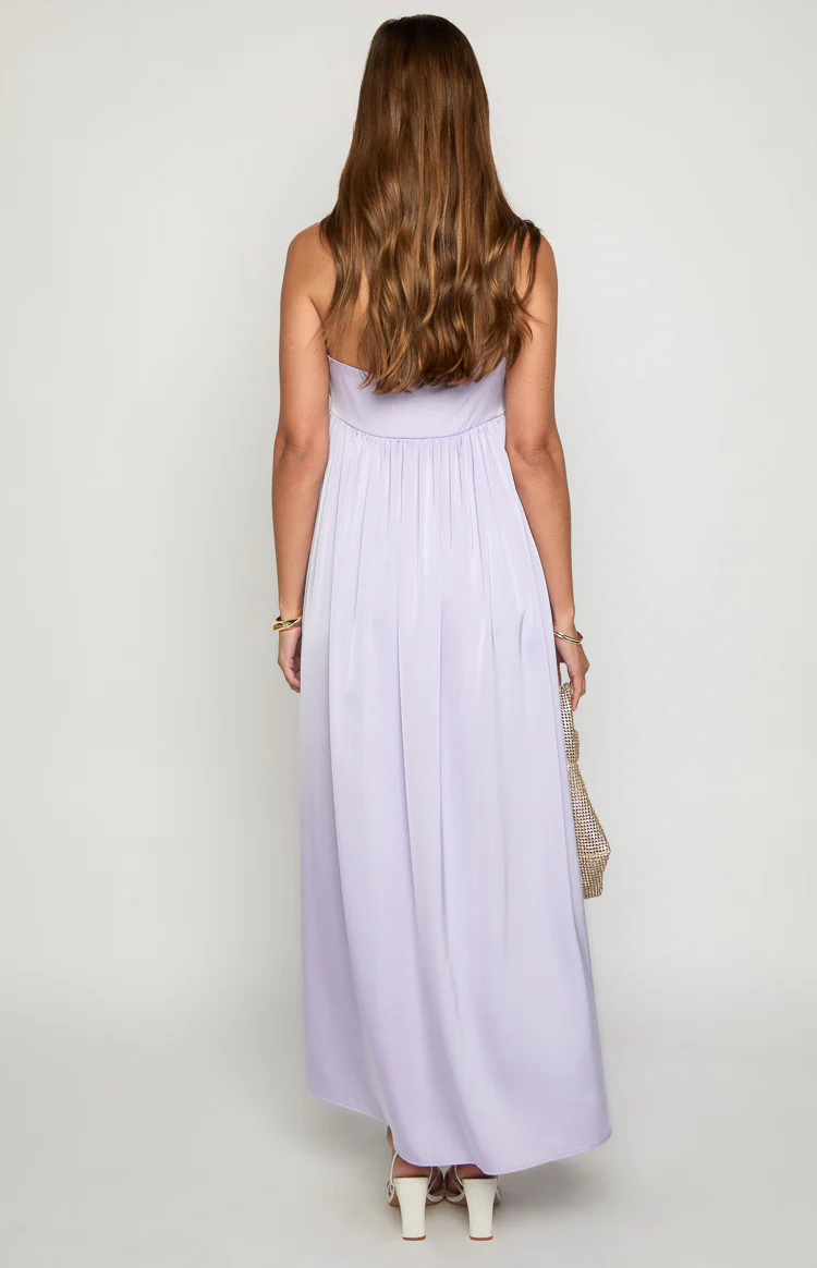Maiana Lilac Strapless Maxi Dress - Image 5