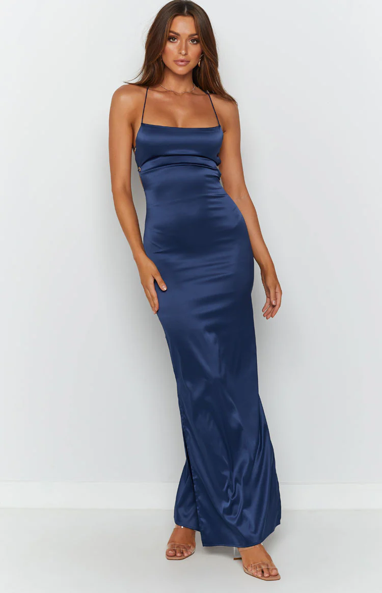 Manhattan Slip Formal Dress Midnight - Image 12