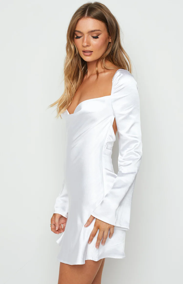 Marienne White Mini Dress - Image 5