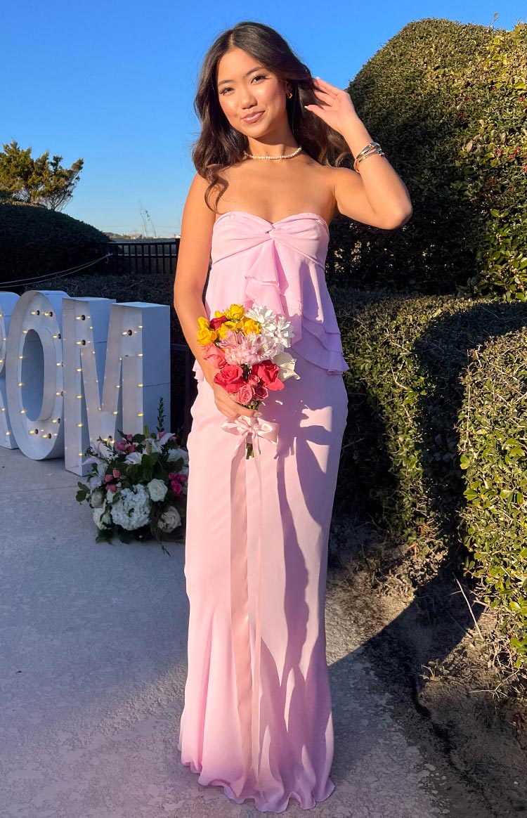 Myrna Pink Maxi Skirt - Image 14