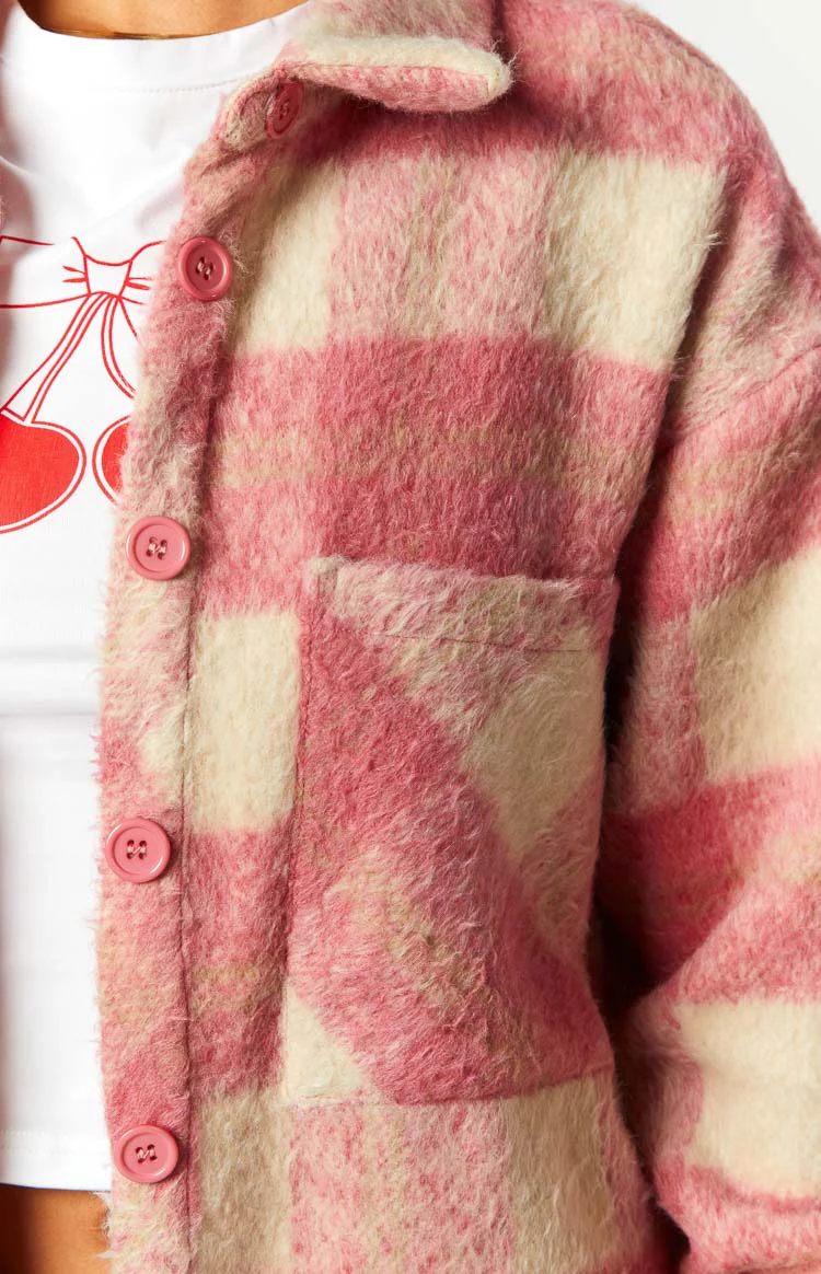 Neve Pink Check Jacket - Image 6