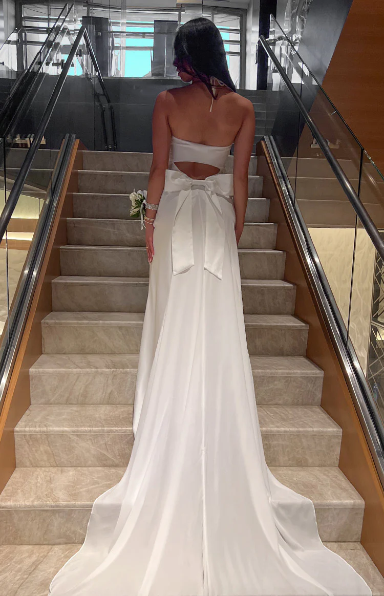Nicole White Maxi Dress - Image 12