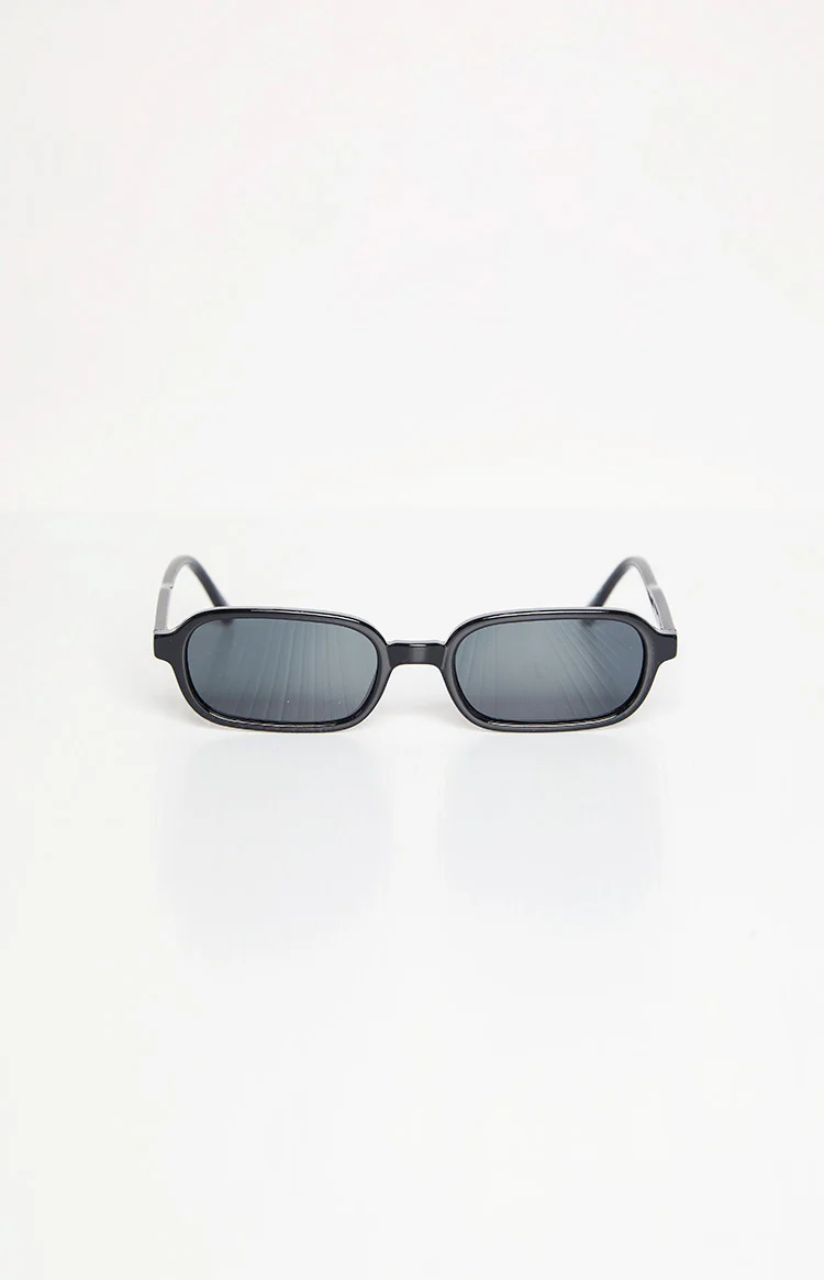 Otra Eyewear Frankie Black Rectangle Sunglasses - Image 3