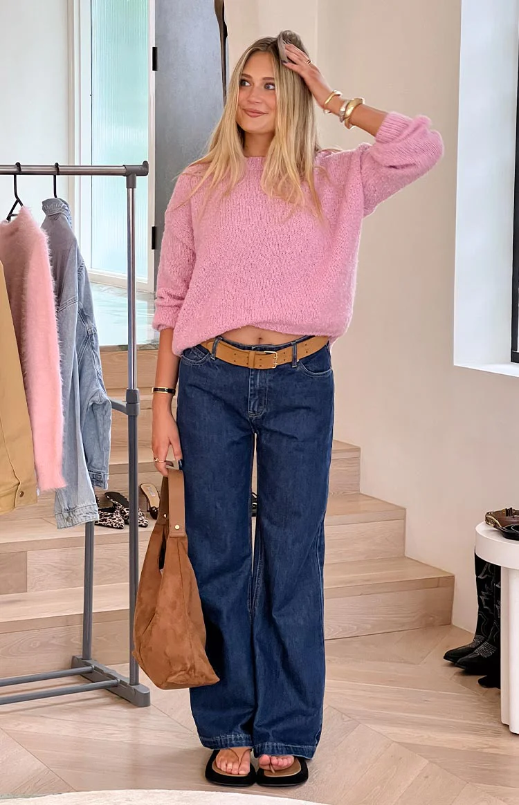 Oxford Pink Knit Sweater - Image 11
