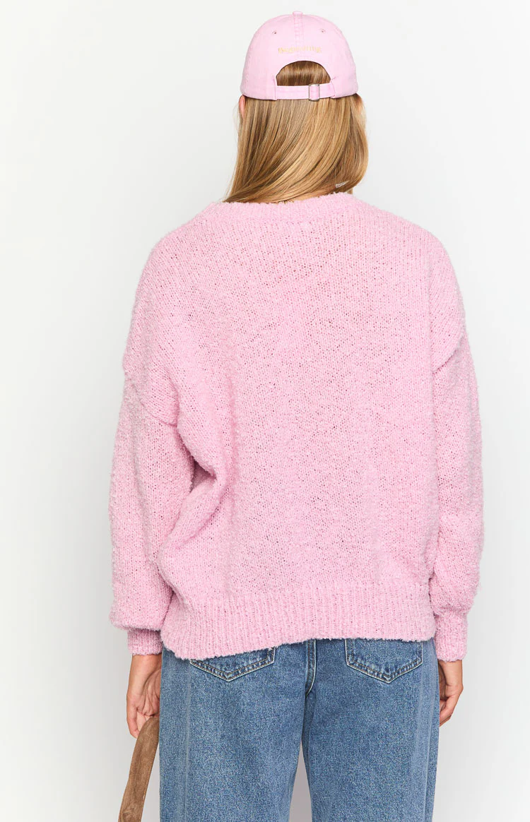 Oxford Pink Knit Sweater - Image 5