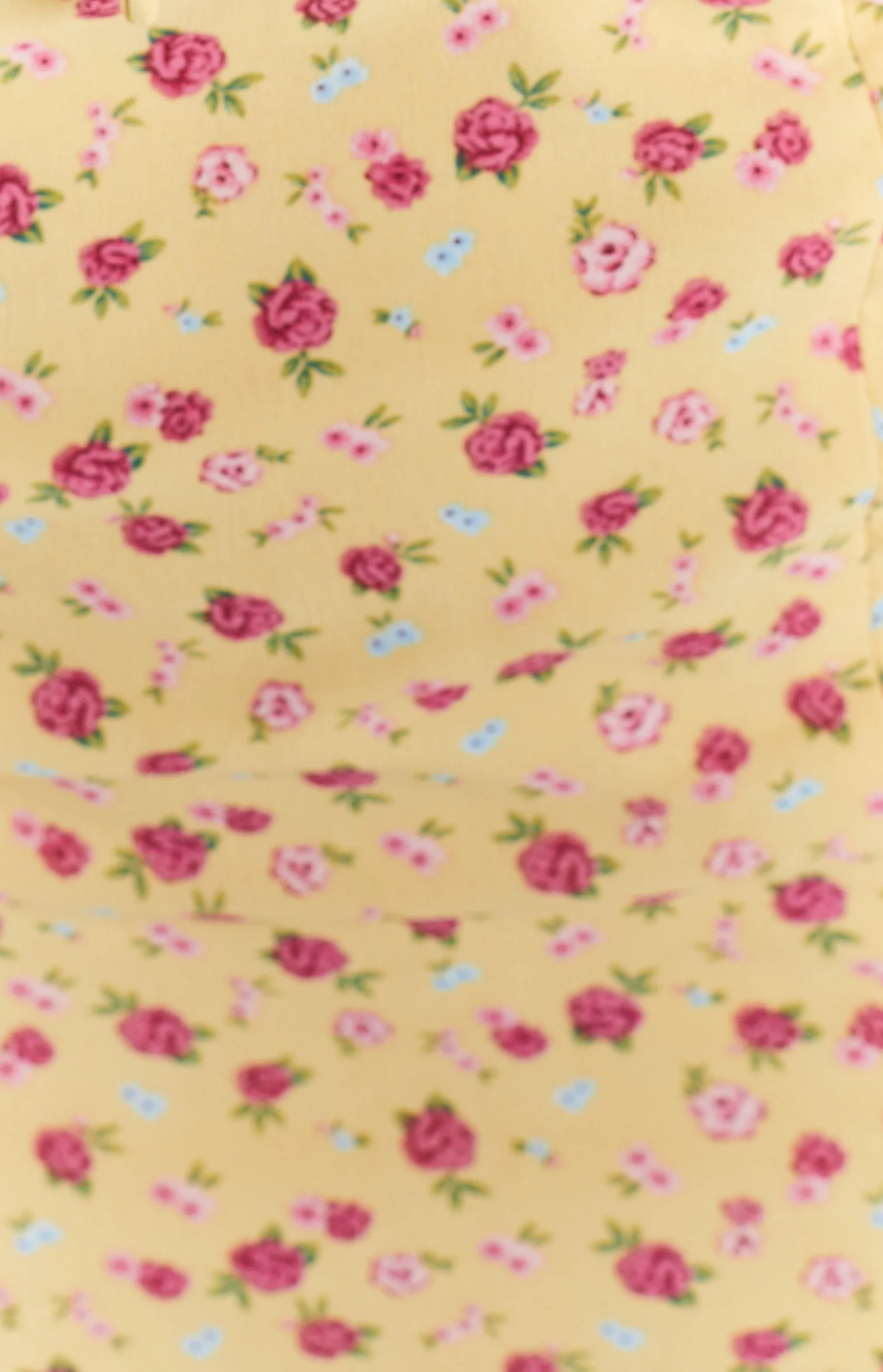 Paloma Yellow Floral Midi Dress - Image 11