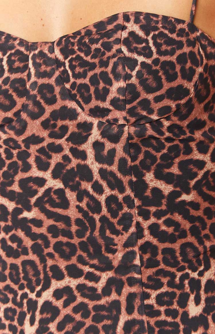 Penny Lane Leopard Print Mini Dress - Image 6