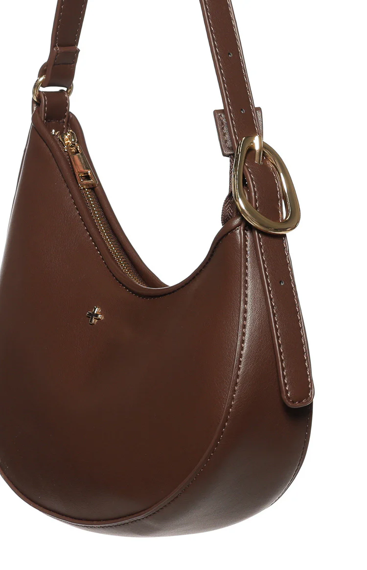 Peta And Jain Cinder Chocolate Shoulder Bag - Image 3