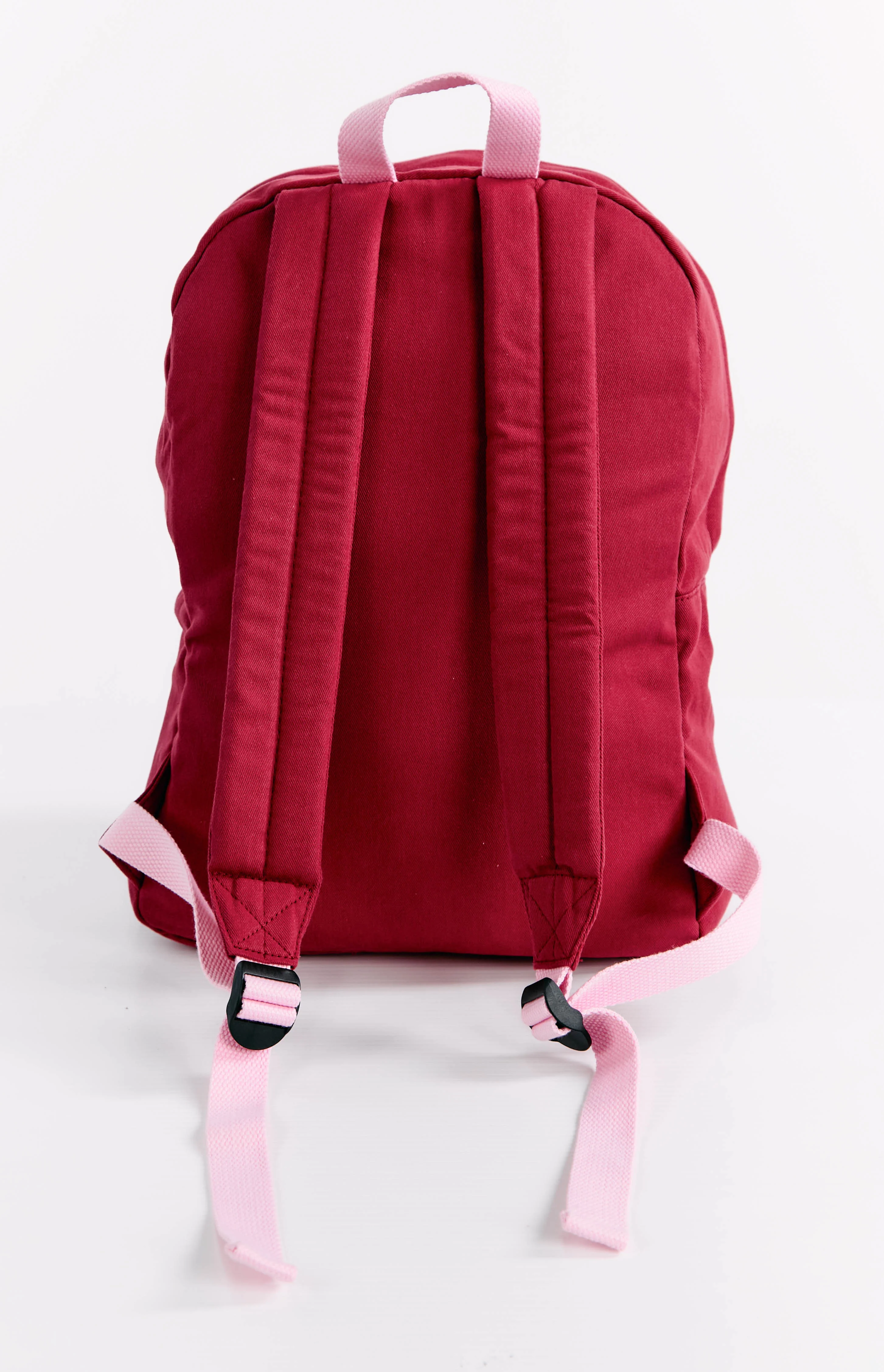 Pink Star Burgundy Backpack - Image 4