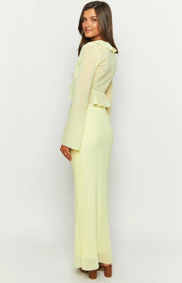 Rarmi Yellow Maxi Skirt - Image 5