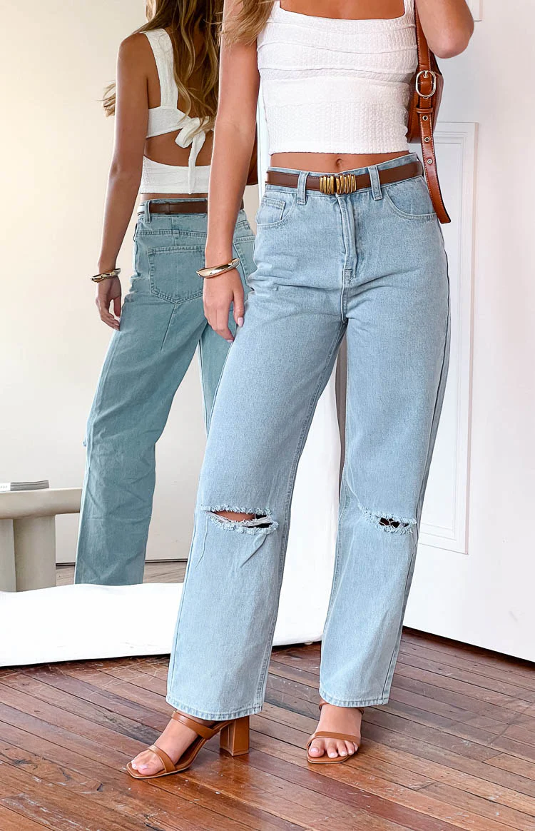 Robin Wide Leg Jeans Blue - Image 21