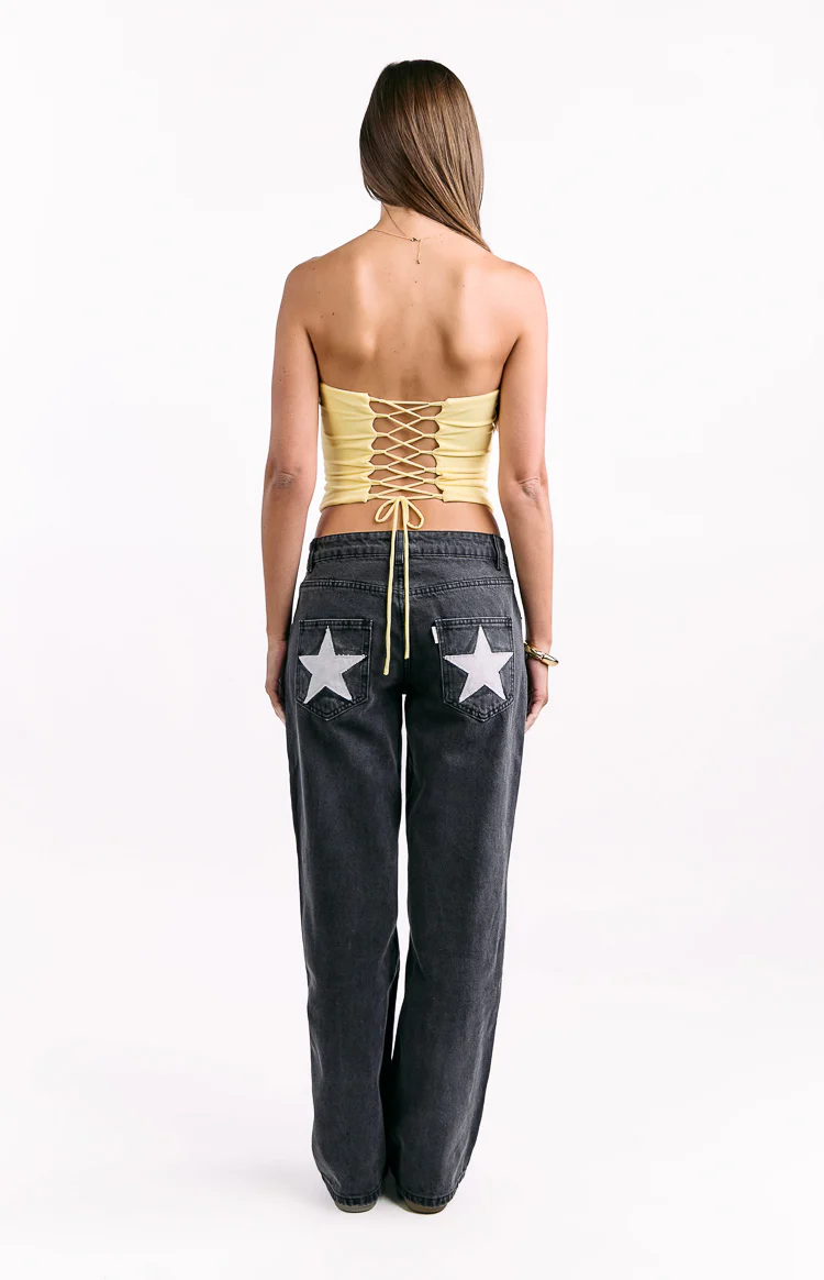 Romeo Yellow Corset Top - Image 5
