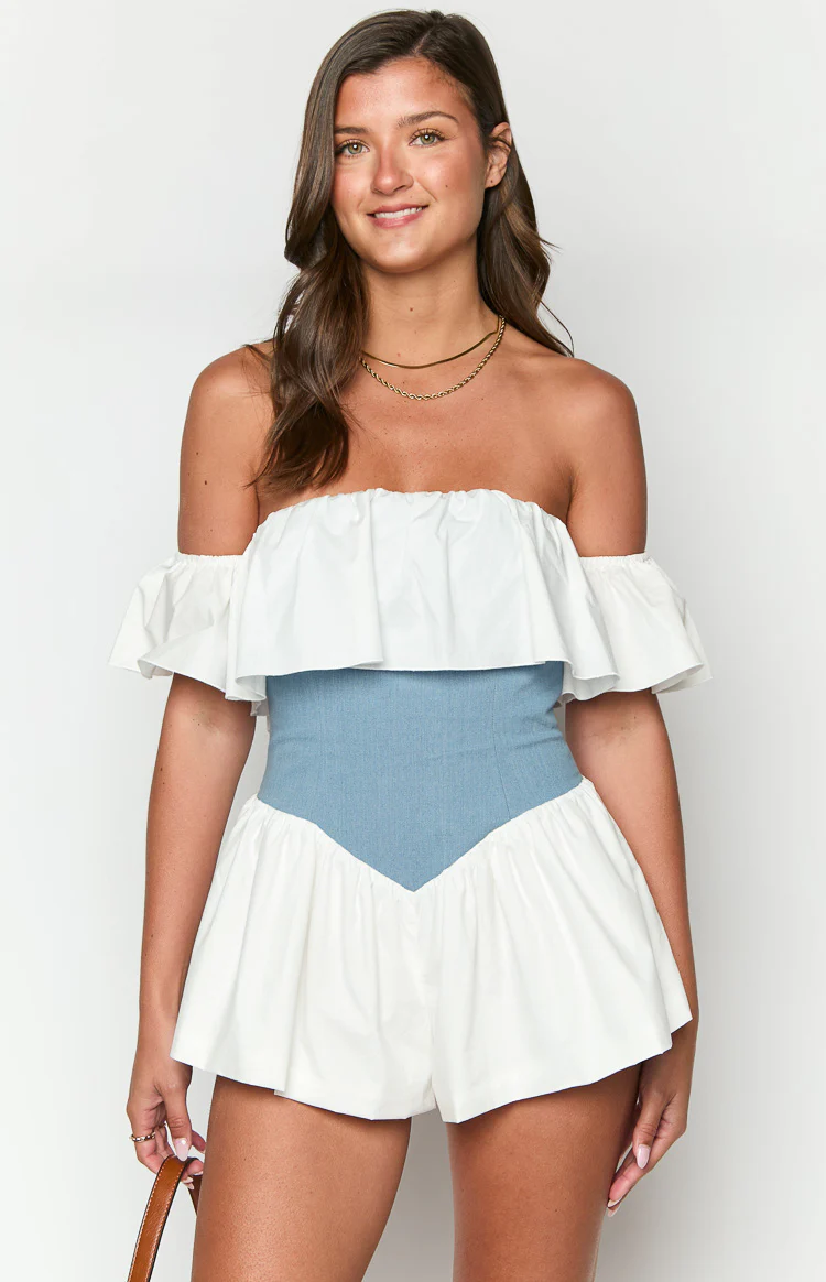 Romi Denim Playsuit - Image 3