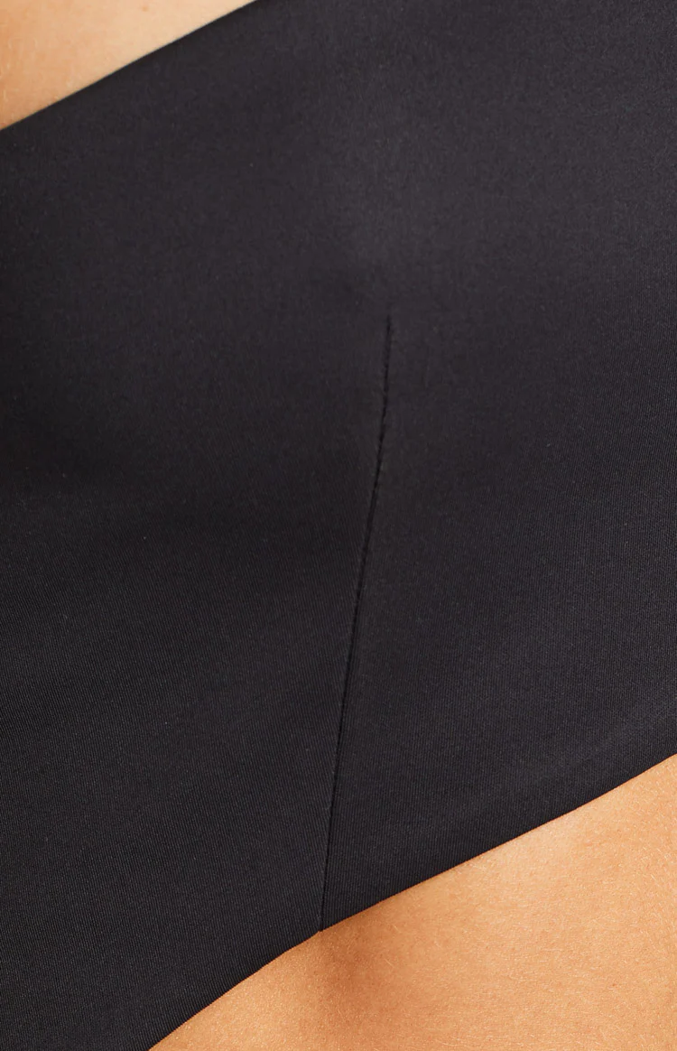 Simone Black Cut Out Maxi Dress - Image 8
