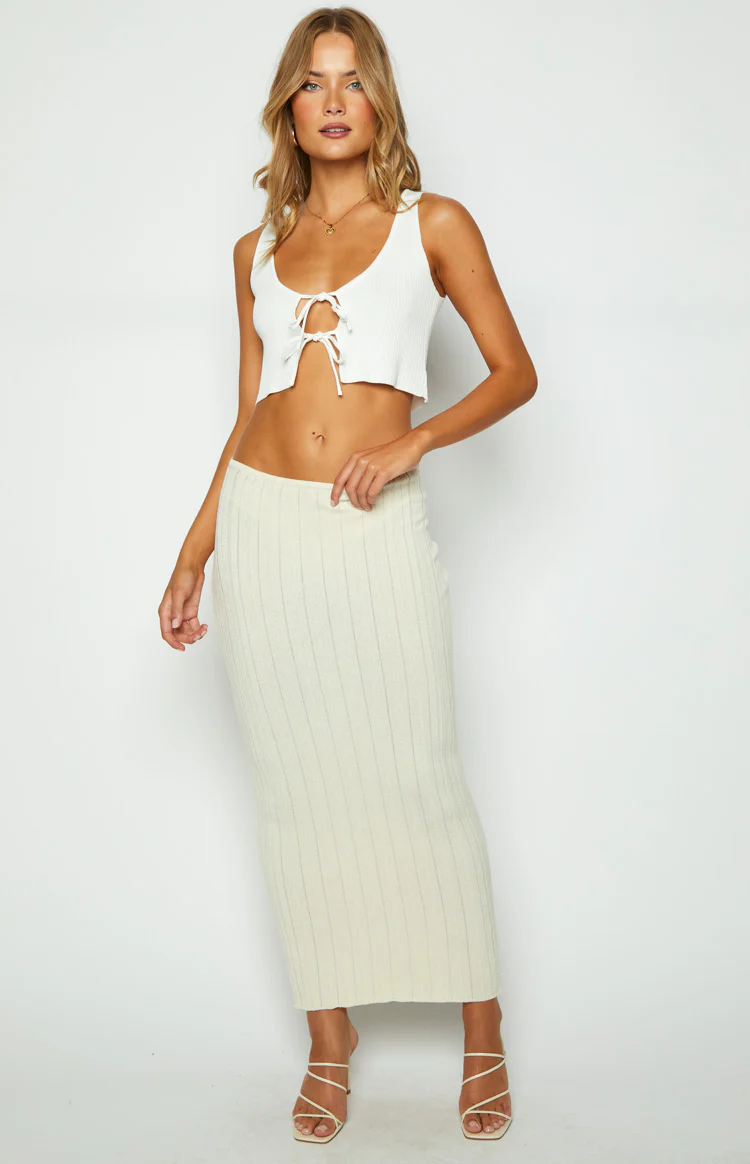SNDYS Baha Sand Ribbed Skirt - Image 7