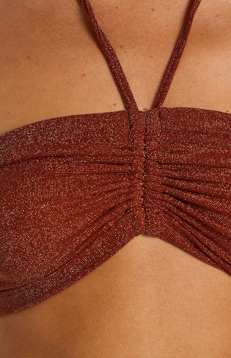 Stassie Rust Halter Top - Image 8