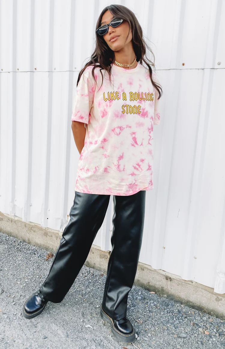 Stones Tee Pink - Image 3