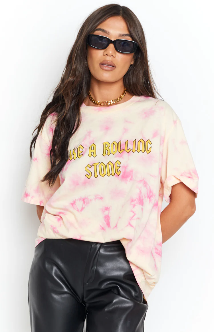 Stones Tee Pink - Image 6