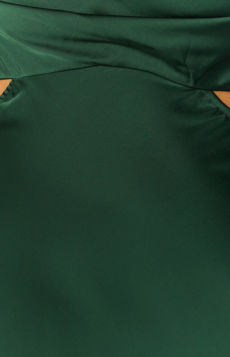 Taleah Cut Out Maxi Dress Green - Image 6