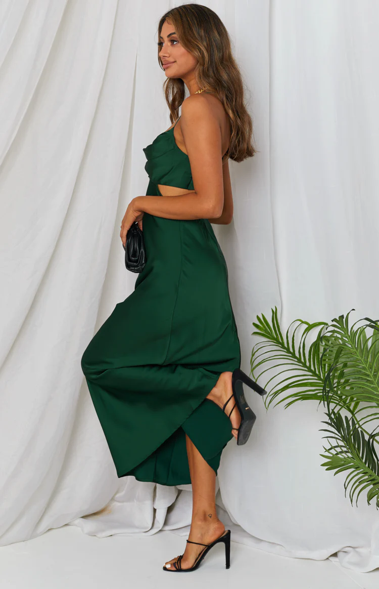 Taleah Cut Out Maxi Dress Green - Image 7