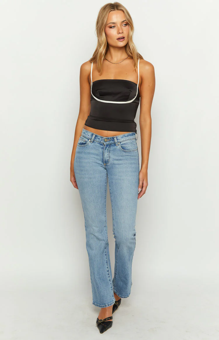 Tamra Black Low Back Top - Image 3