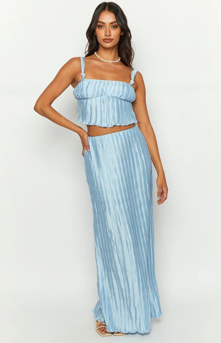 That Occasion Blue Maxi Skirt - Image 2