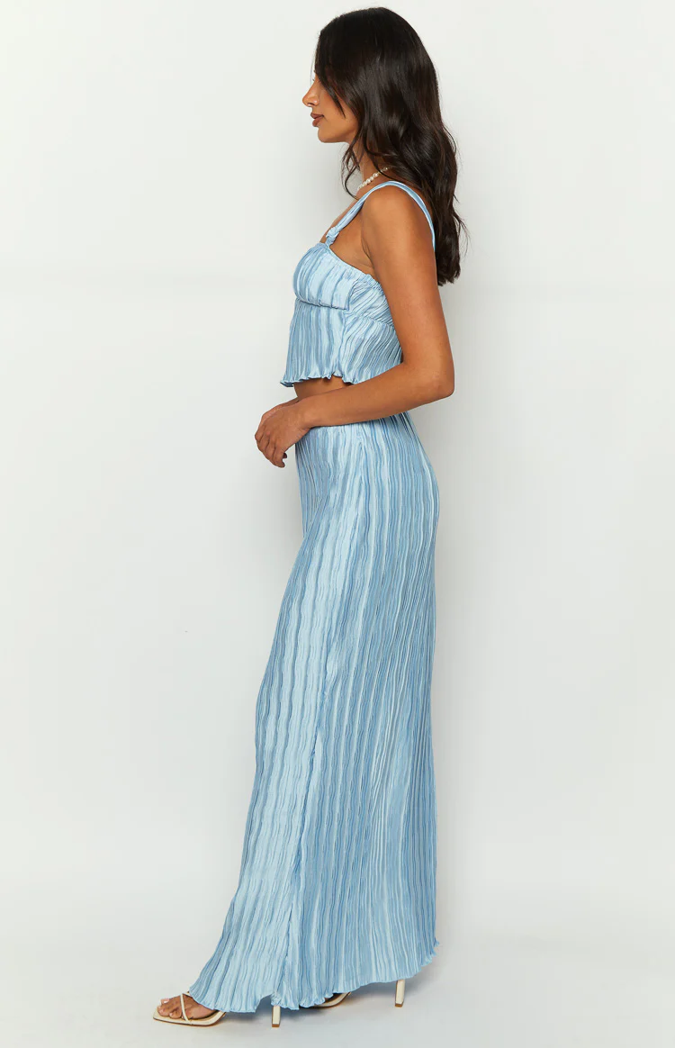 That Occasion Blue Maxi Skirt - Image 4