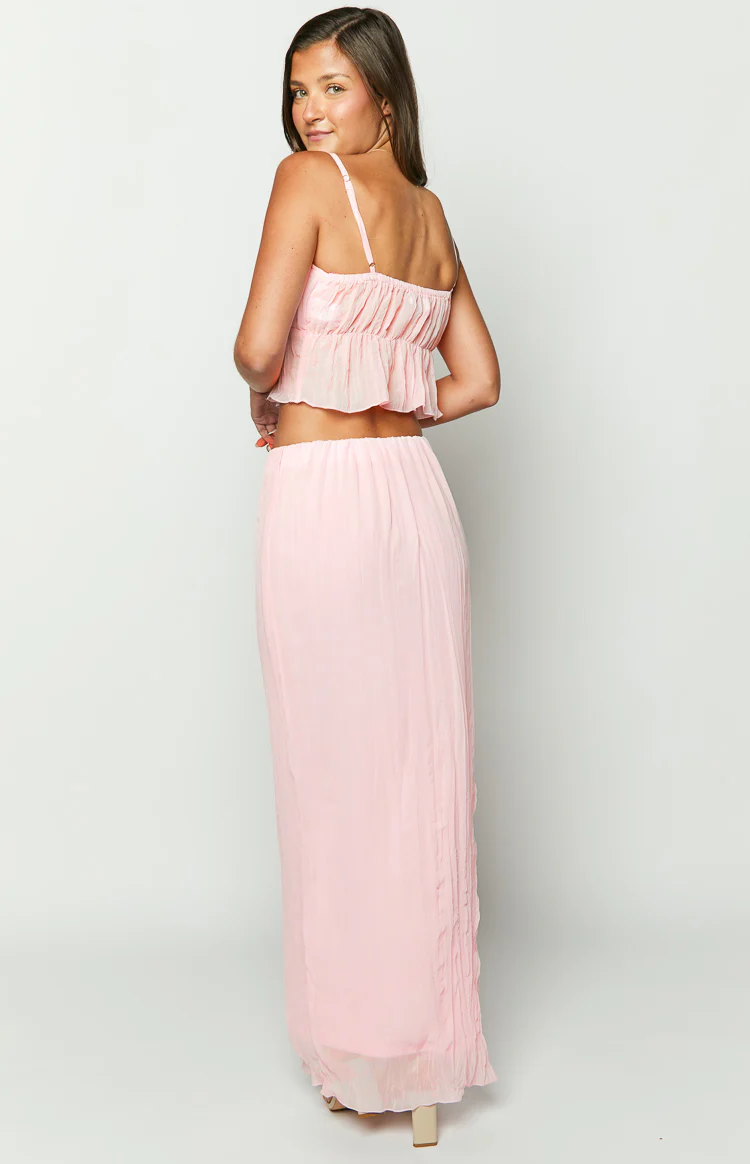 The Moment Pink Maxi Skirt - Image 5