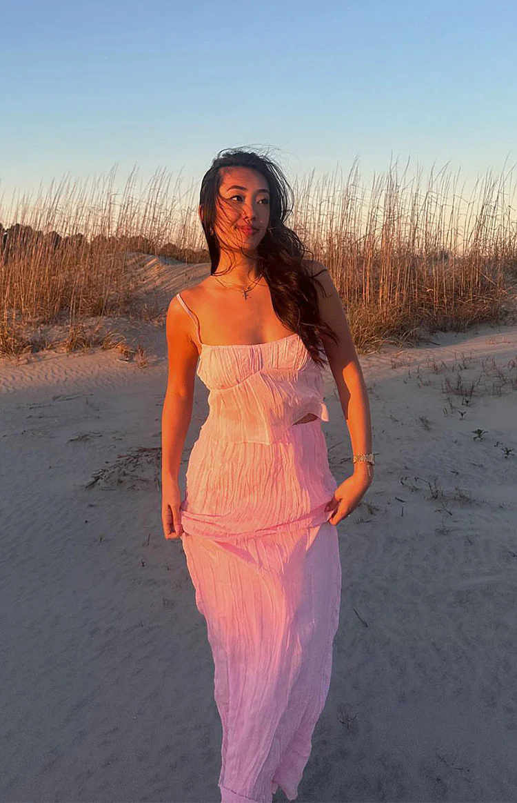 The Moment Pink Maxi Skirt - Image 8