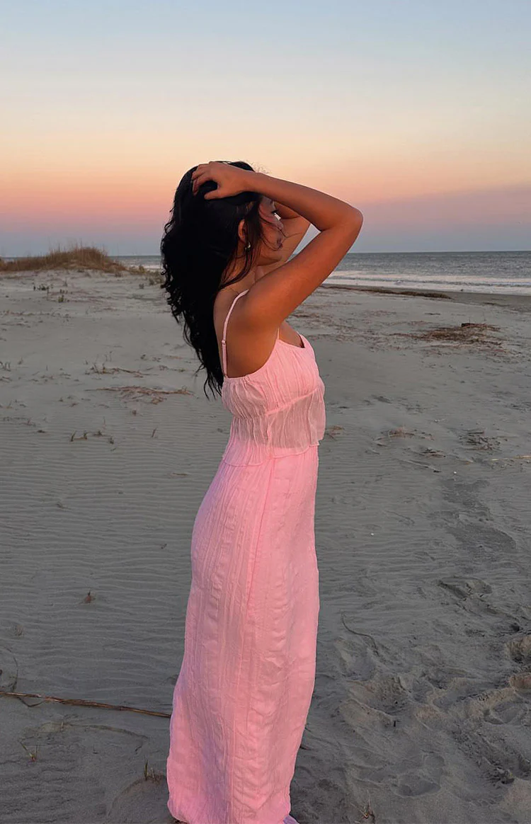 The Moment Pink Maxi Skirt - Image 9