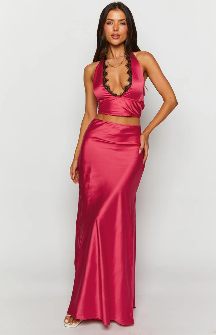 Tori Pink Halter Top - Image 2