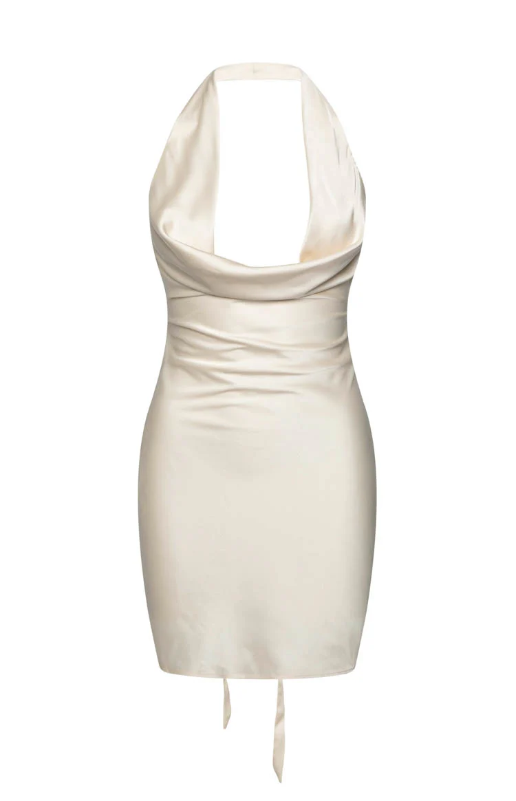 Valley Champagne Mini Party Dress - Image 8