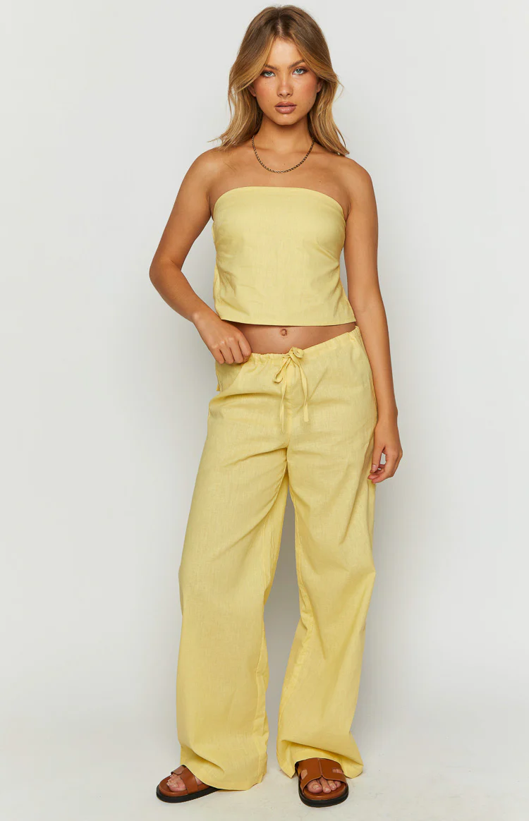 Vienna Yellow Pants - Image 3