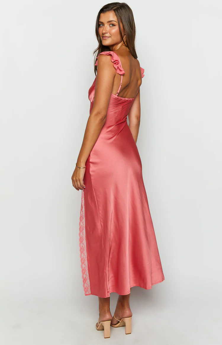 Wendy Pink Maxi Dress - Image 7