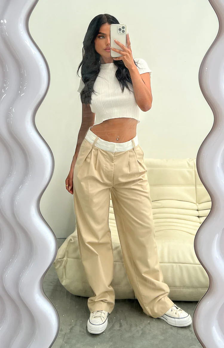 Zion Tan Waist Pant - Image 3